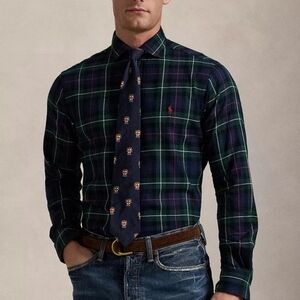 NWT Polo Ralph Lauren Sanded Twill Button Down